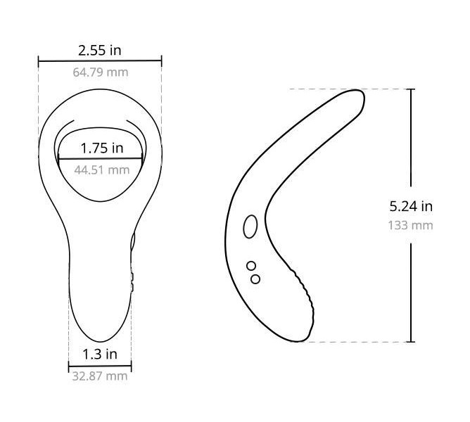 Lovense Diamo App Controlled Rechargeable Cock Ring