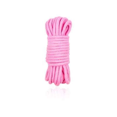 Super Soft Cotton Rope 10m Pink