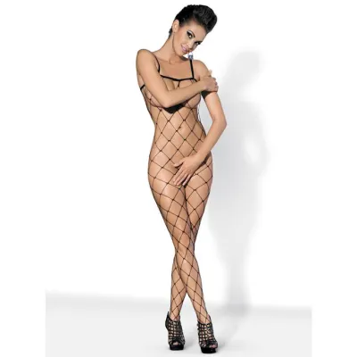 Obsessive Confidence Bodystocking Black One Size