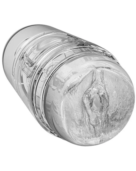 Main Squeeze - Pop-off Optix Dual Entry Stroker - Clear