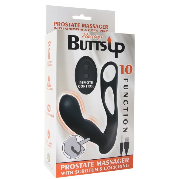 Butts Up Prostate Massager with Scrotum & C-Ring — image 6 of 6