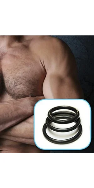 Rubber C Rings 3 Pack