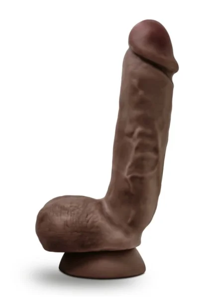 Dr. Skin Glide 8.5" Self-lubricating Dildo With Balls