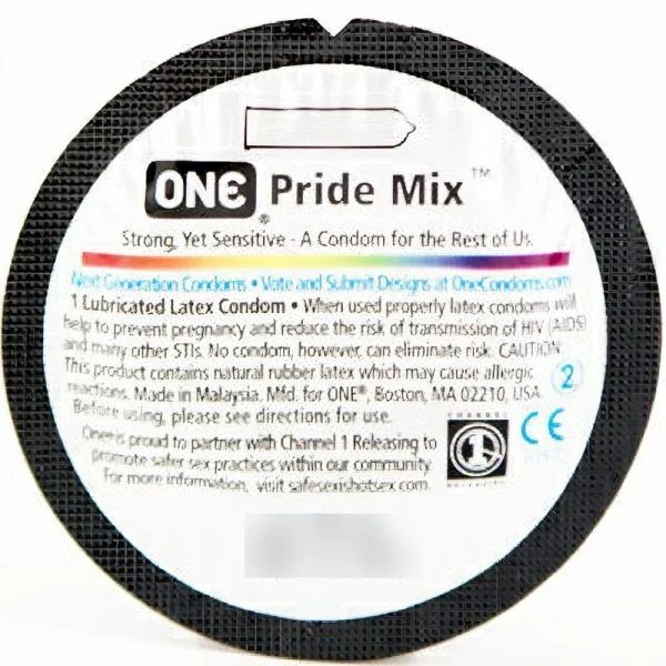 ONE Pride Mix Condoms | 100-Pack — image 3 of 3