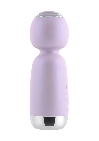 Playboy Pleasure Royal Rechargeable Silicone Vibrating Mini Massage Wand - Lavender
