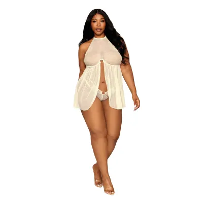 Babydoll and G String Queen Size Daffodil