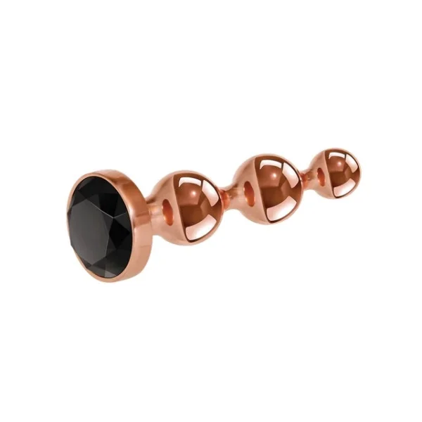 Gold Digger Metal Anal Beads - 1 Plug