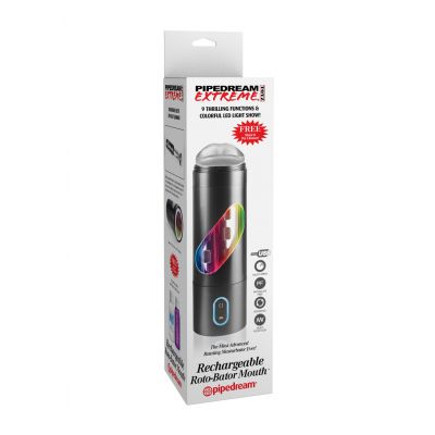 Rechargeable Roto Bator Mouth Penis Stroker