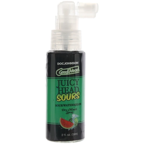 GoodHead Juicy Head Sours Dry Mouth Spray 2 oz By Doc Johnson - Sour Watermelon