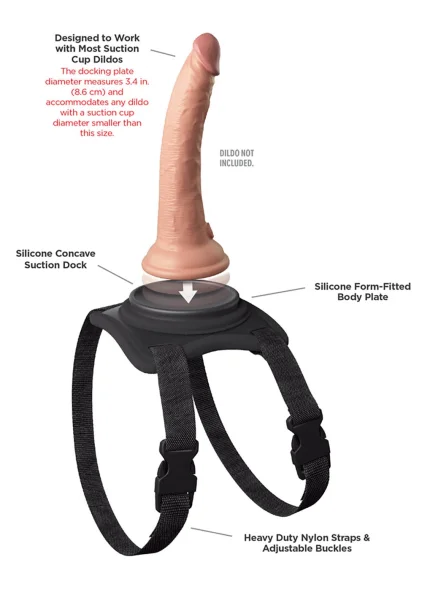 Body Dock Lap Strap Thigh Strap-On Harness System