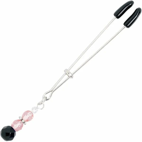Spartacus Beaded Tweezer Clit Clamp - Pink