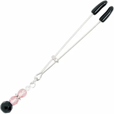 Spartacus Beaded Tweezer Clit Clamp Pink