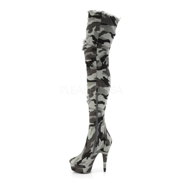 6 inches Heel, 1 3/4 inches PF Thigh High Boot, Side Zip — image 7 of 8