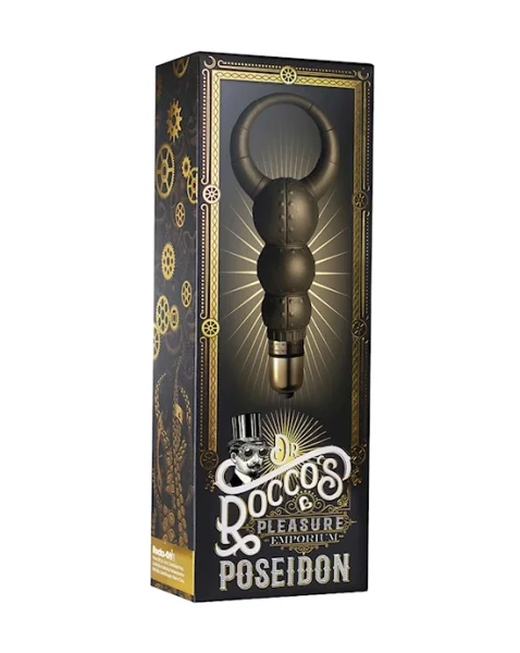 Dr Roccos Poseidon Metallic Cock Ring - Gold