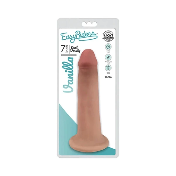 Easy Rider Bioskin Dual Density Dong 7in Vanilla