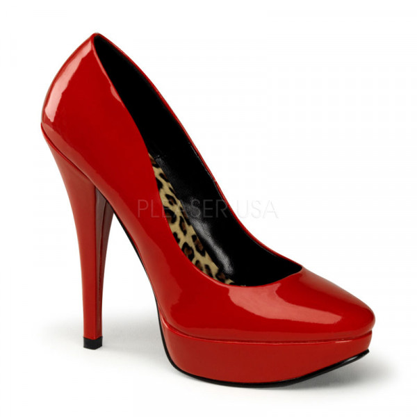 HARLOW-01 - 5 1/4" Heel, 1" P/F Classic Platform Pump SIZE 9 (FINAL SALE)