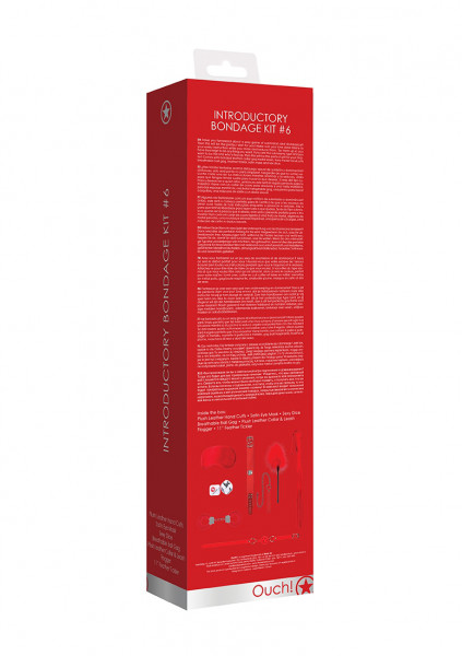 Introductory Bondage Kit #6 - Red - BDSM Sex Toys