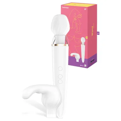 Satisfyer Double Wander Woman 10 6 Massage Wand with App Control