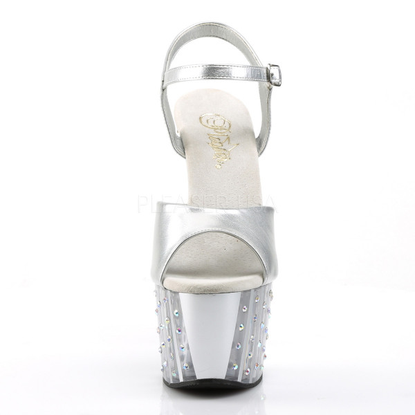 7 inches Heel, 2 3/4 inches RS Lined PF Ankle Strap Sandal — image 22 of 24