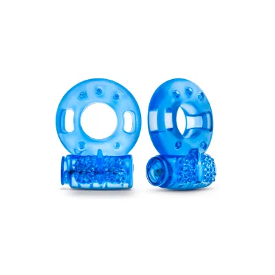 Stay Hard Vibrating Cock Ring 2 Pack