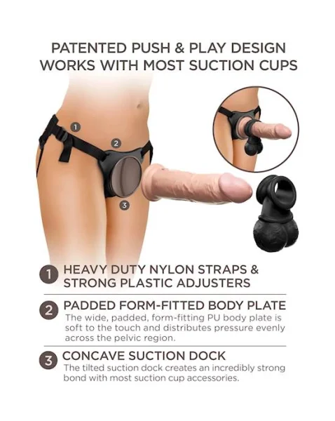 King Cock Elite Deluxe Silicone Body Dock Kit