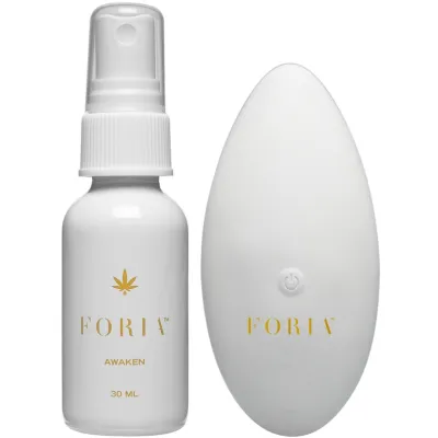 Foria Intimacy Set CBD Arousal Oil Silicone Vibe