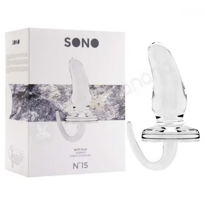 Sono No 15 Clear Tailed Butt Plug