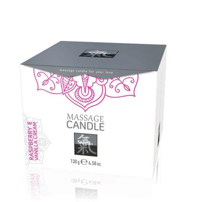 Raspberry Vanilla Massage Candle