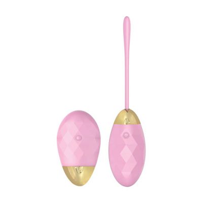 Diamonds The Majesty Rechargeable Egg With Remote Pink