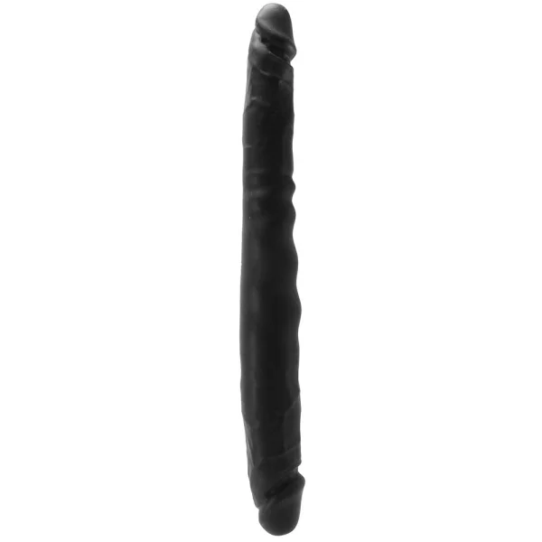 Colours Double Pleasures Black Silicone Double Dildo