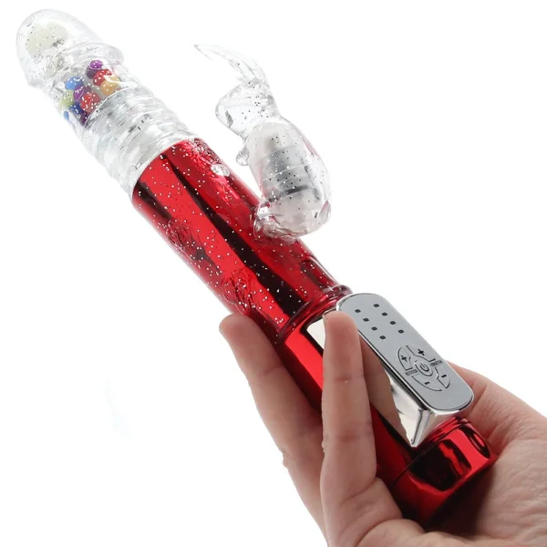 Calexotics Naughty Bits Cumball Machine Rabbit Vibrator