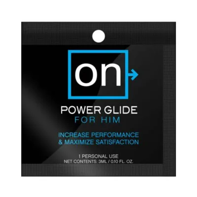 On Power Glide For Him Enhancement Gel 3ml Packet 24 Piece Bundle