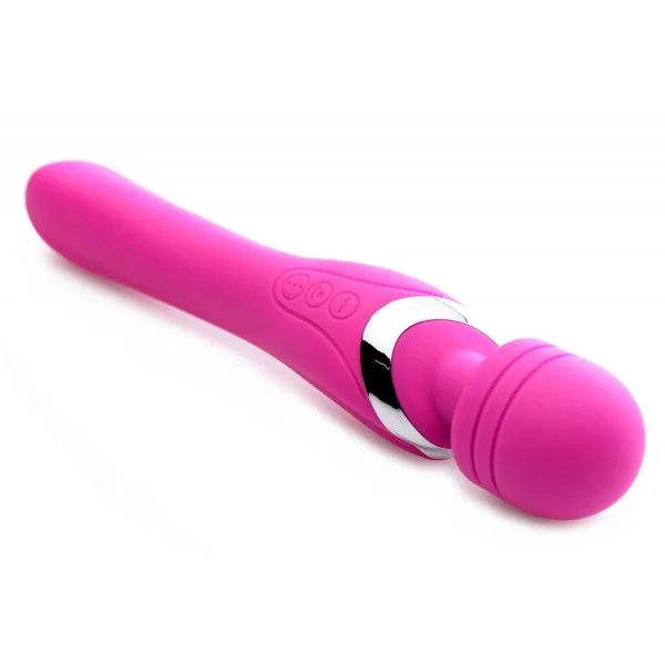 Whirling Wand 2 In 1 Silicone Dual Massage Wand