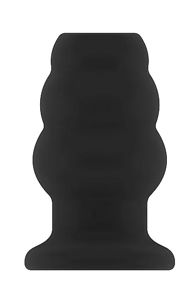 Sono No.51 - Large Hollow Tunnel Butt Plug - 5 Inch - Black