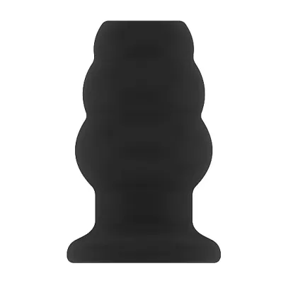 Sono No 51 Large Hollow Tunnel Butt Plug 5 Inch Black