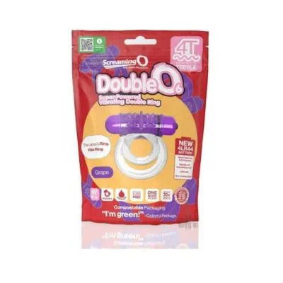 Cock Rings Screaming O 4t Doubleo 6 Vibrating Double Cockring Grape