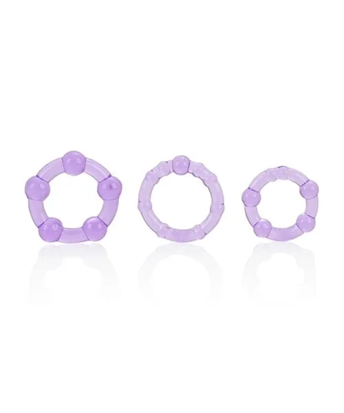 Silicone Island Rings - Purple