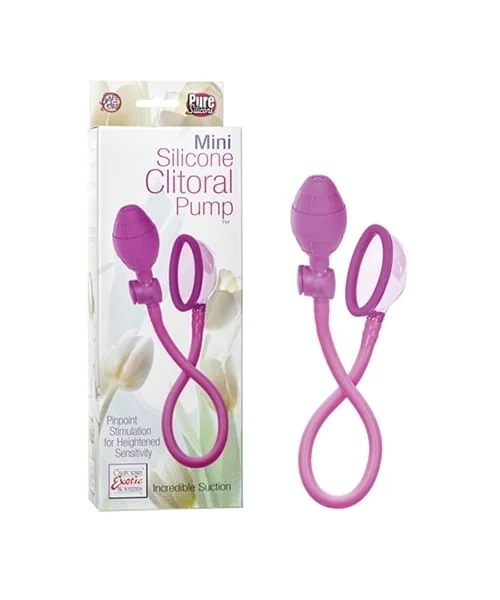 Mini Silicone Clitoral Pump (Purple)