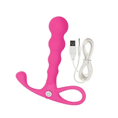 California Exotic Embrace Beaded Probe Pink