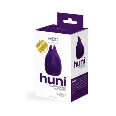 Vedo Huni Rechargeable Finger Vibe Deep Purple