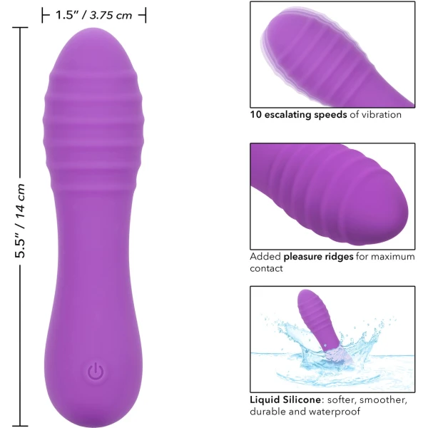 Bliss Liquid Silicone Ripple Vibe