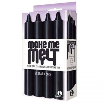 Ouch Make Me Melt Black Bondage Candles 4 Pack