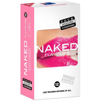 Naked Flavours Ultra Thin Flavoured Condoms 12 Pack