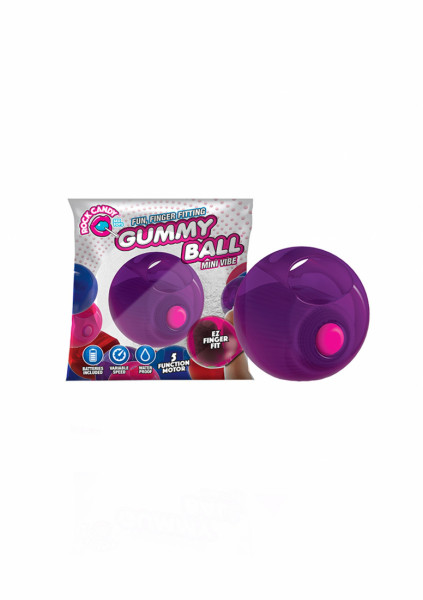Gummy Ball - Purple Power Bullet Mini Vibrator