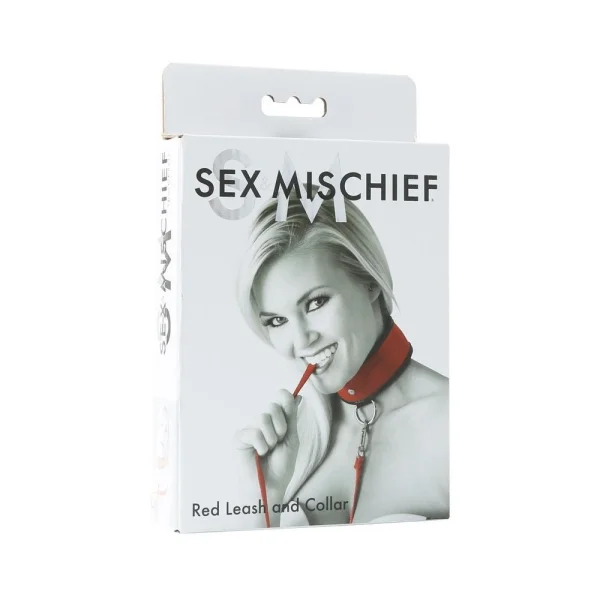 Sex & Mischief Red Leash and Collar — image 10 of 10