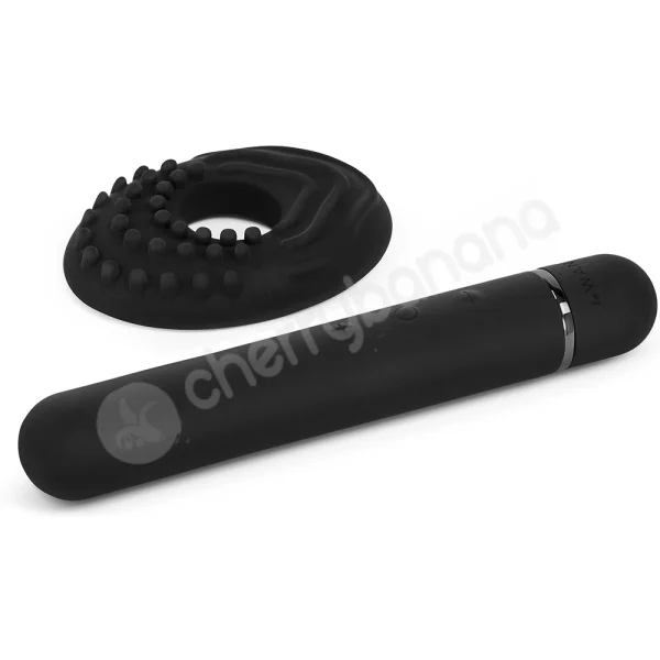 Le Wand Black Baton 15 Speed Slim Vibrator
