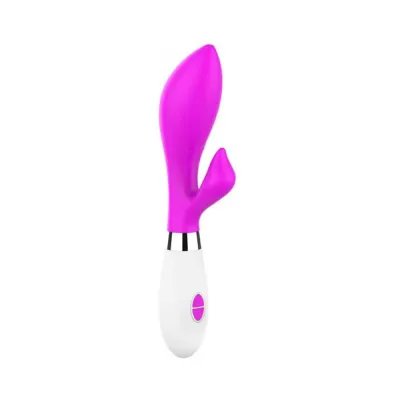 Luna Neon Achelois Ultra soft Silicone Dual Stimulator Fuchsia