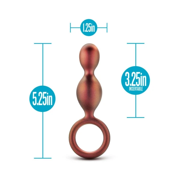 Anal Adventures Matrix - Duo Loop Plug - Copper