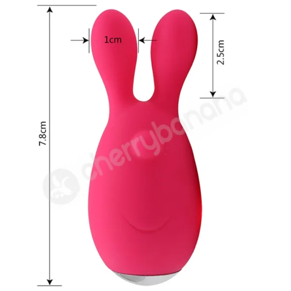 Cherry Banana Pink Finger Bunny Vibrator