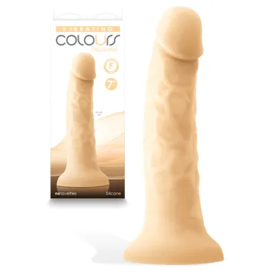nsnovelties Colours Pleasures 7 Vibrating Dildo